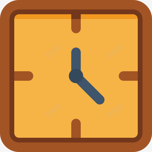 闹钟图标png_新图网 https://ixintu.com 工具和器具 时钟 时间 计时器 闹钟