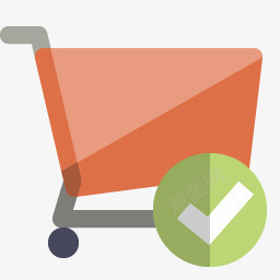 购物车平的图标png_新图网 https://ixintu.com cart checkmark shopping 购物 车 选择目录
