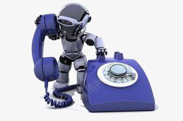 机器人打电话psd免抠素材_新图网 https://ixintu.com 器件 机器 机器人管家 电话