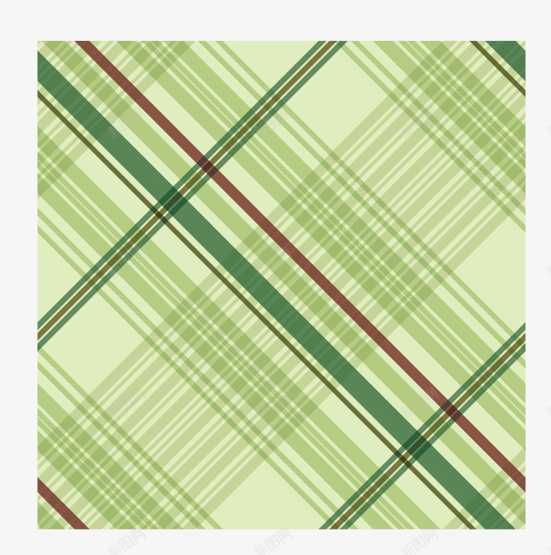 绿色格子图案矢量图ai免抠素材_新图网 https://ixintu.com 图案设计 绿色格子图案 矢量图