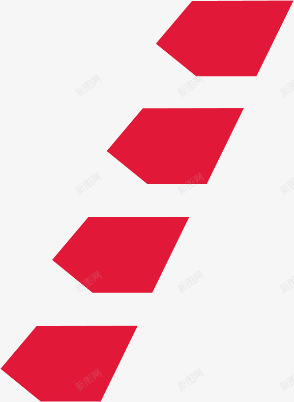 几何红色目录png免抠素材_新图网 https://ixintu.com 几何 创意五边形 目录 红色 计划