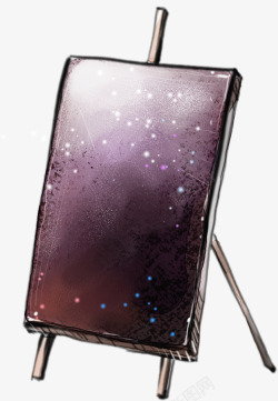 卡通水墨小黑板素材