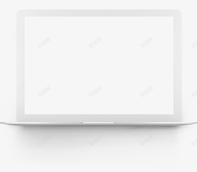 白色卡通笔记本屏幕背景png免抠素材_新图网 https://ixintu.com 卡通 屏幕 白色 笔记本 背景