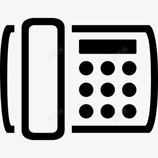 电话图标png_新图网 https://ixintu.com 工具 工具和用具 手机 电话 电话机 符号 缪图标 通信