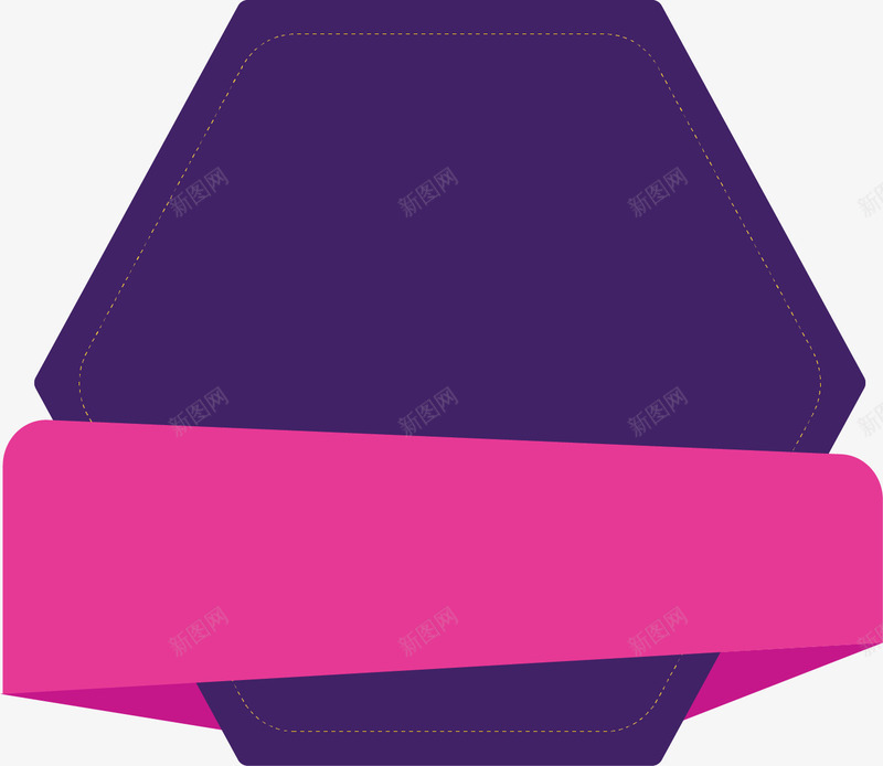 紫色多边形促销标签矢量图ai免抠素材_新图网 https://ixintu.com 促销 促销标签 多边形 标题框 矢量png 紫色标签 矢量图