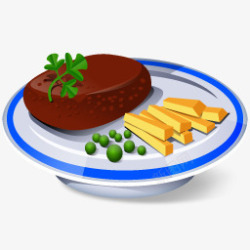 steak牛排食品桌面自助图标高清图片