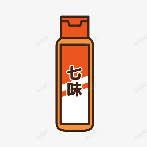 卡通调味料png免抠素材_新图网 https://ixintu.com 七味 卡通调味料 卡通调料 厨房 可爱 调味料 调料 香料 香辛料