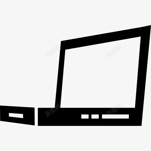 笔记本电脑在侧角度图标png_新图网 https://ixintu.com 侧视图 屏幕 工具和器具 现代屏风 电脑 笔记本电脑 计算机工具 透视