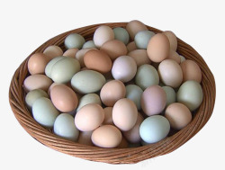 绿色蛋壳养生土鸡蛋高清图片