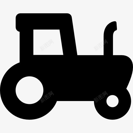 拖拉机图标png_新图网 https://ixintu.com 农场 农用车 拖拉机 运输