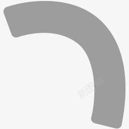 灰色弯曲管子图标png_新图网 https://ixintu.com 图标 弯曲 灰色 管子