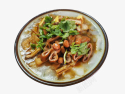 特色鲍鱼汁潮汕传统特色小吃粿汁高清图片