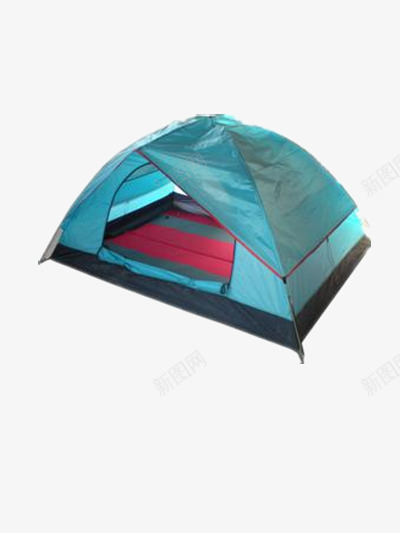 蓝色帐篷png免抠素材_新图网 https://ixintu.com 帆布帐篷 户外装备 简单帐篷 野营 露营