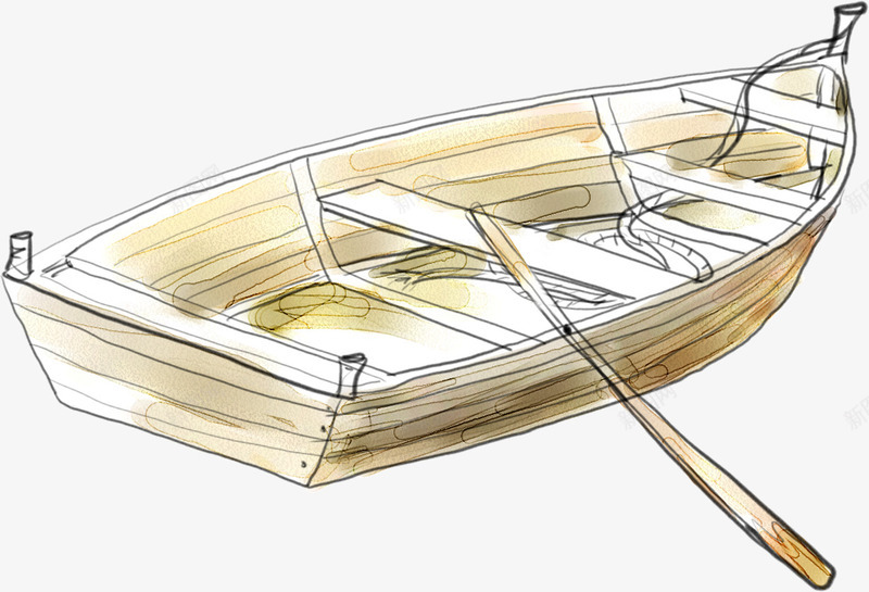 手绘卡通船png免抠素材_新图网 https://ixintu.com 卡通舟 孤舟 手绘卡通船 童趣 船