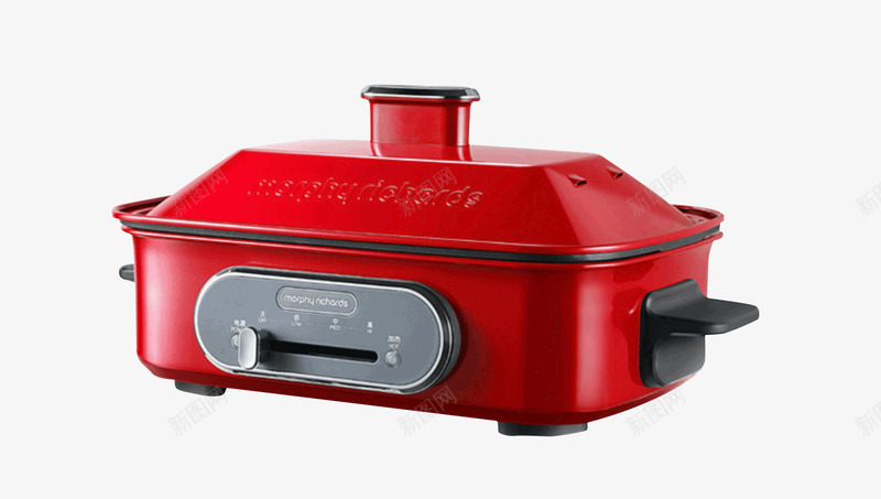 红色网红料理机png免抠素材_新图网 https://ixintu.com 做饭 厨房 料理 电器