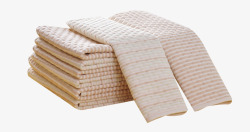 舒适彩棉睡袋叠好的彩棉垫子高清图片