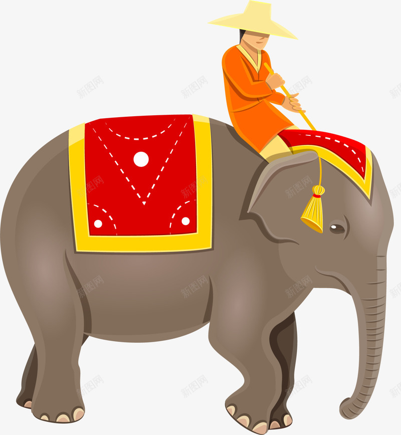可爱灰色大象png免抠素材_新图网 https://ixintu.com 动物 可爱大象 呆萌大象 灰色大象 行走 马戏团