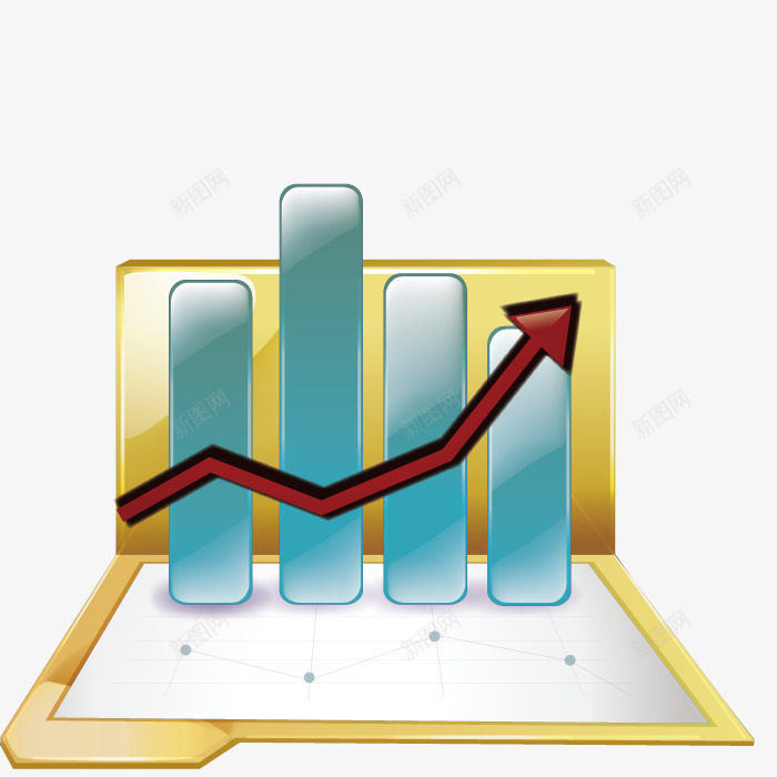 数据统计png免抠素材_新图网 https://ixintu.com 信息统计 形状 折线图 数据分析