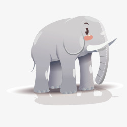 大象灰灰色大象高清图片