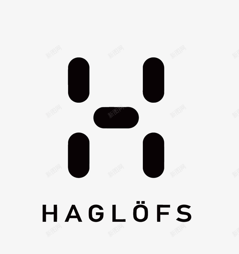 HAGLFS图标png_新图网 https://ixintu.com HAGLFS HAGLOFS logo 火柴棍 瑞典户外品牌 矢量标志