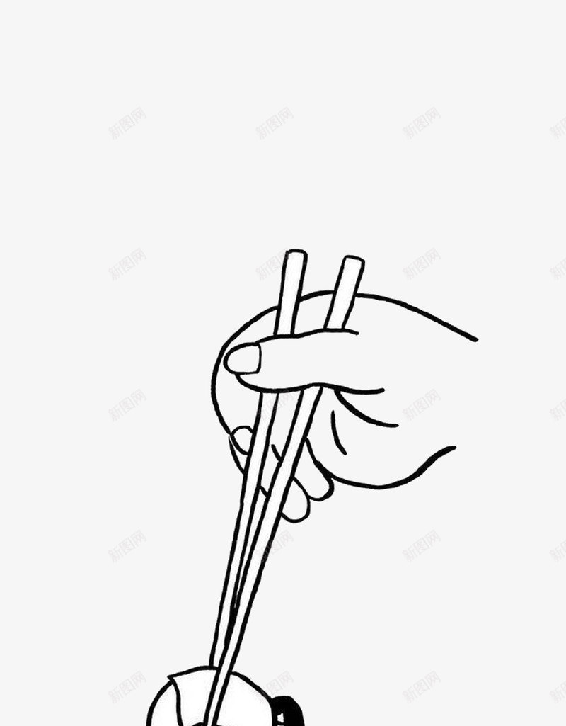 筷子夹蛋png图片免费下载-素材0JVUeVjak-新图网