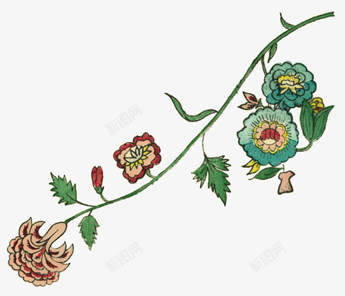 花纹png免抠素材_新图网 https://ixintu.com 天猫 女装 底纹 淘宝 男装 花纹背景 设计 韩国图案