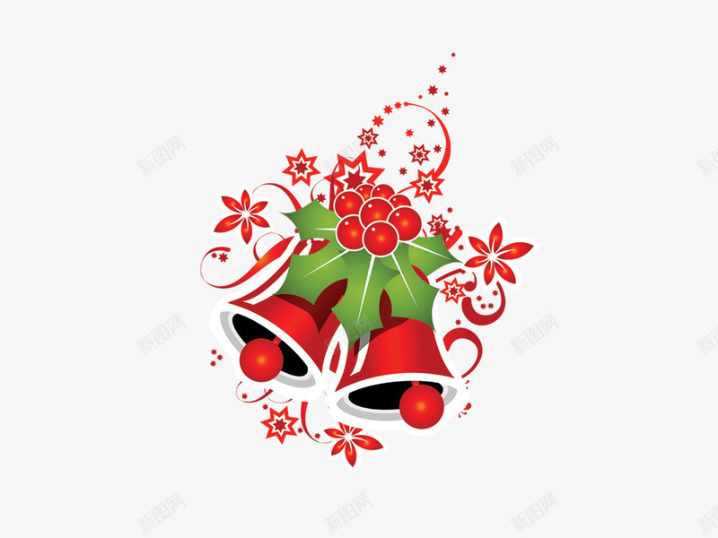 圣诞节装饰铃铛png免抠素材_新图网 https://ixintu.com 圣诞节 圣诞节铃铛高清免抠图素材 铃铛