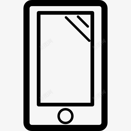 平板外形图标png_新图网 https://ixintu.com 工具 工具和器具 平板电脑 手机 概述 电话