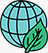 爱护地球png免抠素材_新图网 https://ixintu.com 地球 手绘 树叶 蓝色