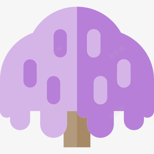 紫藤图标png_新图网 https://ixintu.com 树 植物学 生态学 紫藤 自然