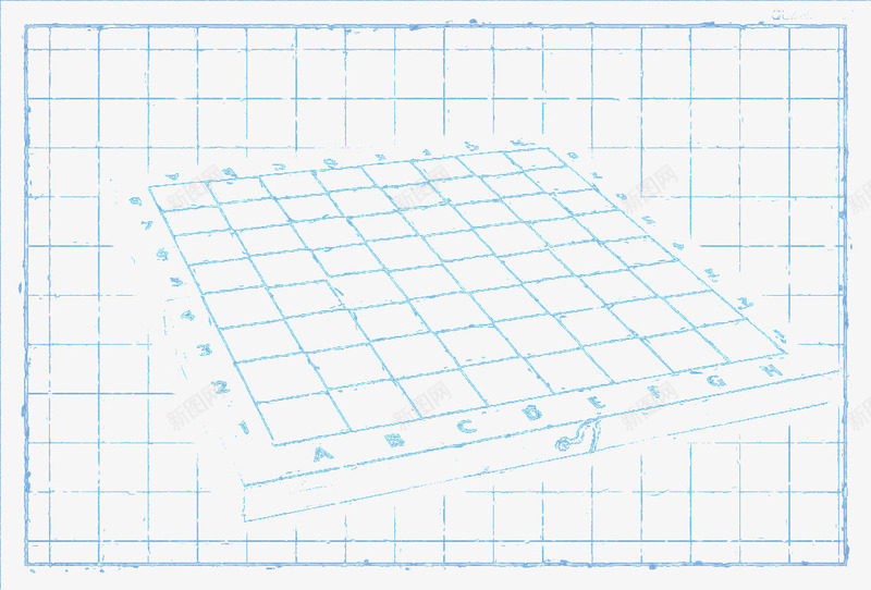 蓝色棋盘格png免抠素材_新图网 https://ixintu.com 格子 棋子 棋盘 棋盘格 蓝色