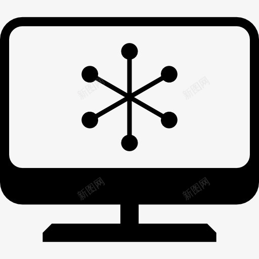 电脑屏幕上用星号图标png_新图网 https://ixintu.com 星号 显示器 电脑屏幕 电脑显示器 界面 计算机