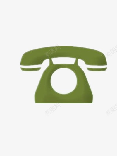 电话图标元素png_新图网 https://ixintu.com 墨绿色 电话 通讯工具