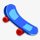 蓝色滑板png免抠素材_新图网 https://ixintu.com 桌面 滑板 蓝色