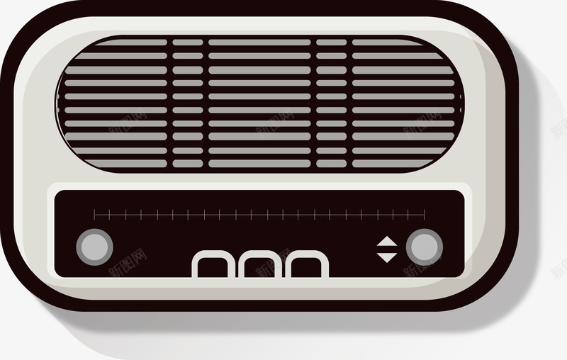家电元素png免抠素材_新图网 https://ixintu.com FM收音机 png 元素 卡通 家电 收音机