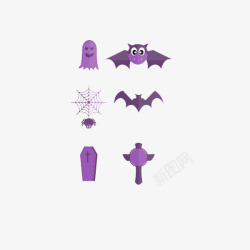 紫色蜘蛛网万圣节组图神秘紫色蝙蝠蜘蛛网和高清图片