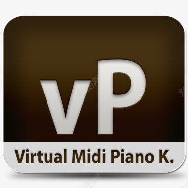 虚拟钢琴键盘AdobeStyleDockicons图标图标