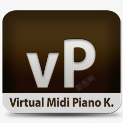 虚拟键盘虚拟钢琴键盘AdobeStyleDockicons图标高清图片