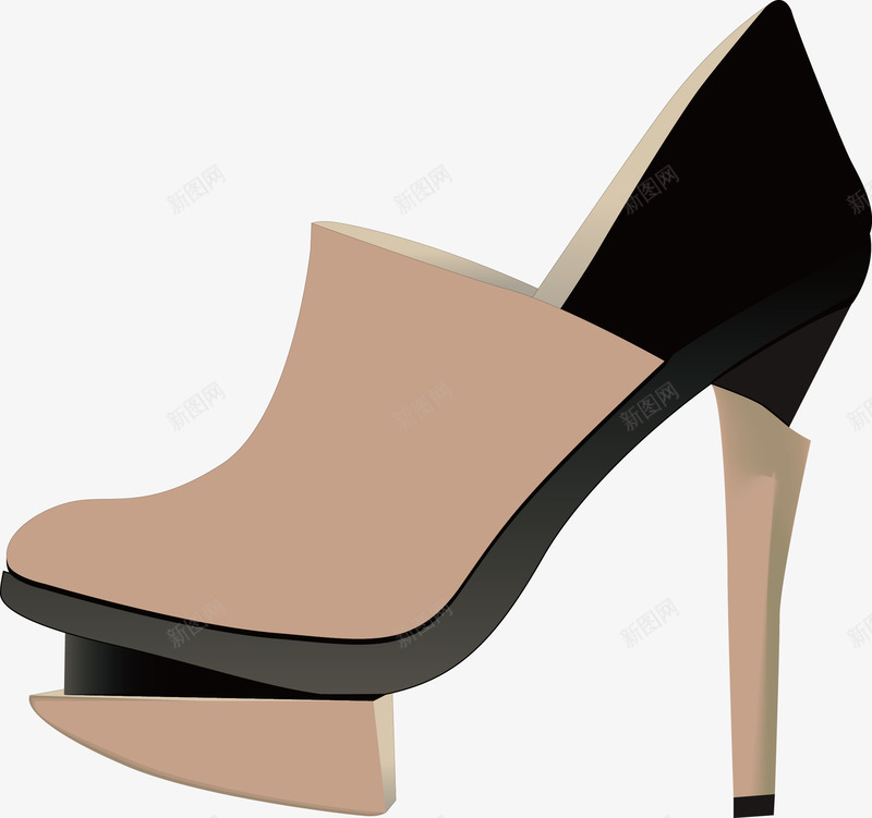 外增高女款皮鞋png免抠素材_新图网 https://ixintu.com 产品对比 增高 女性 新款 皮鞋