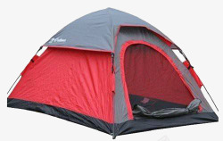 红灰色实物户外帐篷素材