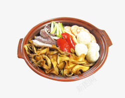 特色蘑菇御品菌王煲传统美食高清图片