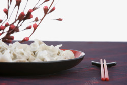 创意盘子中的水饺创意盘子中的水饺高清图片
