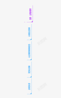 网页侧边漂浮素材