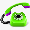 绿色电话电话telephoneicons图标png_新图网 https://ixintu.com green phone telephone 电话 绿色