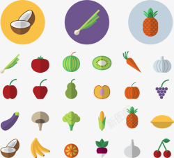 有机生态农业有机生态健康蔬菜水果高清图片