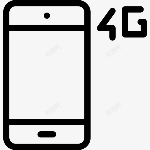 4g手机图标png_新图网 https://ixintu.com phone 电话