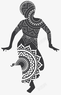 印度神舞蹈民族特色印度舞蹈高清图片