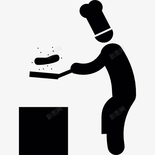 厨师烹饪图标png_新图网 https://ixintu.com 人 做饭 厨房 油炸 油炸锅