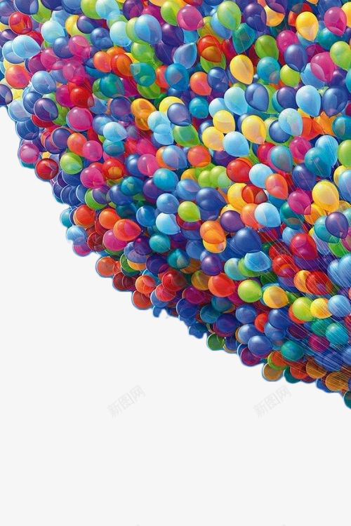 好多彩色气球png免抠素材_新图网 https://ixintu.com 好多 彩色 气球 节日素材