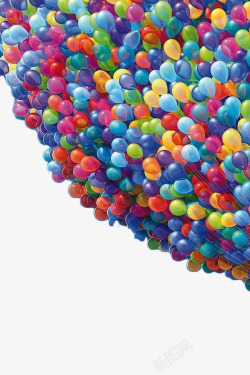 好多彩色气球素材